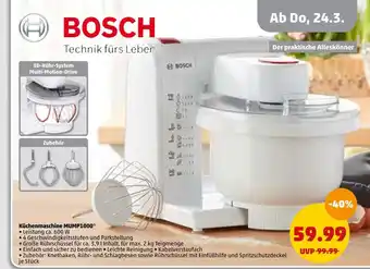 PENNY Bosch küchenmaschine mump1000* Angebot