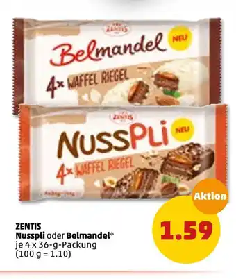 PENNY Zentis nusspli oder belmandel Angebot