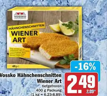 AEZ Vossko Hähnchenschnitten Wiener Art Angebot