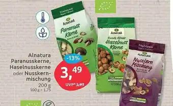 Budni Alnatura Paranusskerne, Haselnusskerne Oder Nusskernmischung Angebot