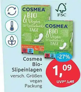 Budni Cosmea Bio-slipeinlagen Angebot