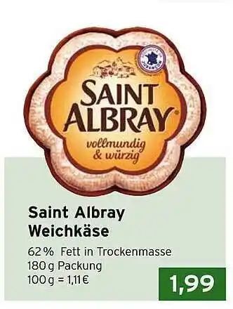 CAP Markt Saint Albray Weichkäse Angebot