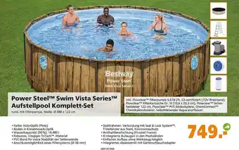 Globus Baumarkt Power Steel Swim Vista Series Audstellpool Komplett Set Angebot