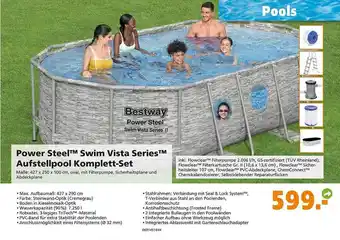 Globus Baumarkt Power Steel Swim Vista Series Aufstellpool Komplett Set Angebot