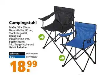 Globus Baumarkt Campingstuhl Angebot