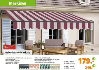 Globus Baumarkt Gelenkarm-markise Angebot