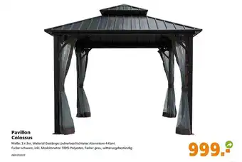 Globus Baumarkt Pavillon Colossus Angebot