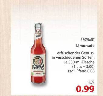 basic Proviant Limonade 330ml Angebot