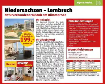 Penny Reisen Niedersachsen - Lembruch Angebot