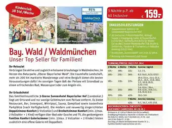 REWE Reisen Bay. Wald - Waldmünchen Angebot