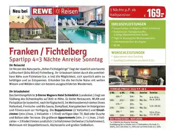 REWE Reisen Franken - Fichtelberg Angebot