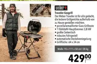 CITTI Markt Weber Traveler Gasgrill Angebot