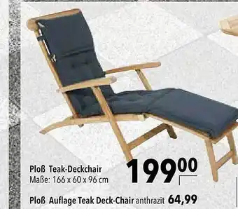 CITTI Markt Ploß Teak-deckchair Oder Auflage Angebot