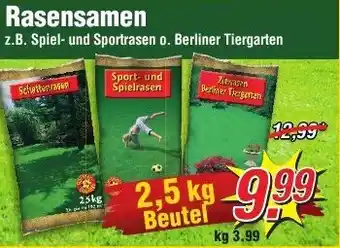 Wiglo Wunderland Rasensamen 2,5 kg Beutel Angebot