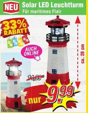 Wiglo Wunderland Solar LED Leuchtturm Angebot