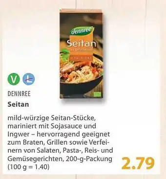 basic Dennree Seitan 200g Angebot