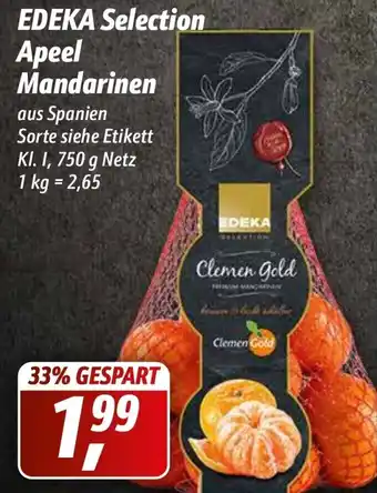 Simmel Edeka Selection Apeel Mandarinen 750g Netz Angebot