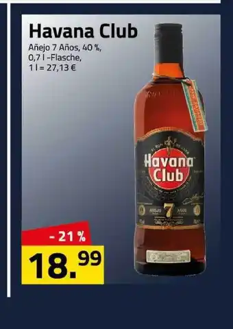 Logo Getränkemarkt Havana Club 0,7L Angebot