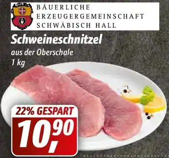 Simmel Schweineschnitzel 1kg Angebot