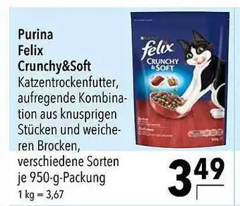 CITTI Markt Purina Felix Crunchy&soft Angebot