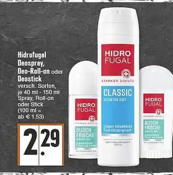 E-Center Hidrofugal Deospray, Deo-roll-on Oder Deostick Angebot