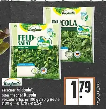 E-Center Bonduelle Feldsalat Oder Rucola Angebot