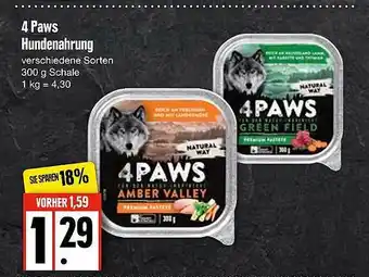 Edeka 4 Paws Hundenahrung Angebot