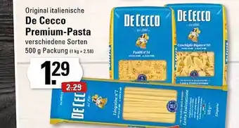 Edeka De Cecco Premium-pasta Angebot