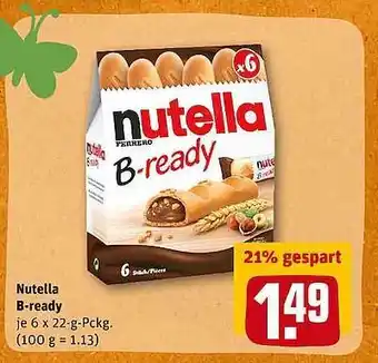 REWE Nutella B-ready Angebot