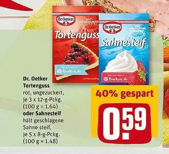 REWE Dr. Oetker Tortenguss Oder Sahnesteif Angebot