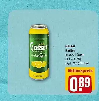 REWE Gösser Radler Angebot