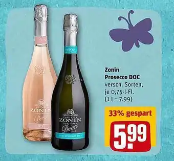 REWE Zonin Prosecco DOC Angebot