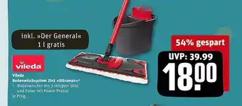 REWE Vileda Bodenwischsystem 2in1 Ultramax Angebot