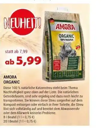 Zookauf Amora Organic Angebot