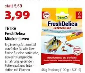 Zookauf Tetra Freshdelica Mückenlarven Angebot