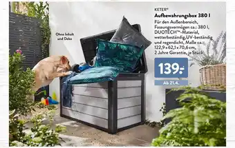 Aldi Süd Keter Aufbewahrungsbox 380l Angebot