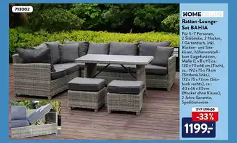 Aldi Süd Home Deluxe Rattan-lounge-set Bahia Angebot