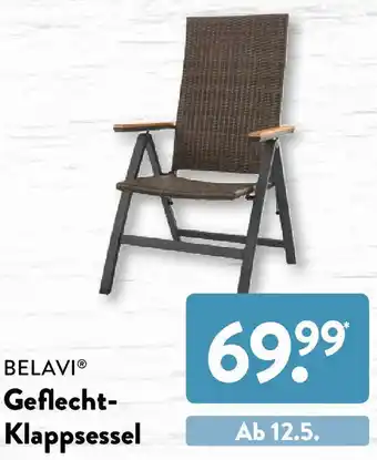 Aldi Süd Belavi Geflecht Klappsessel Angebot