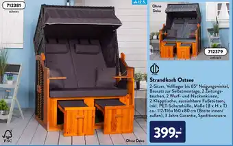 Aldi Süd Strandkorb Ostsee Angebot