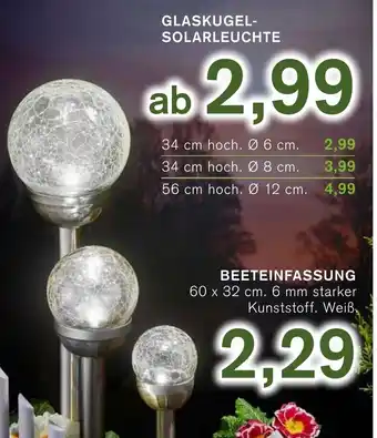 KODi Glaskugel Solarleuchte Angebot