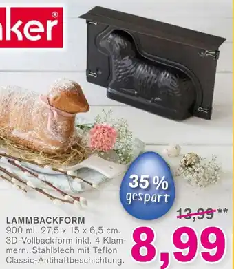 KODi Zenker Lammbackform Angebot