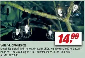 toom Baumarkt Solar Lichterkette Angebot