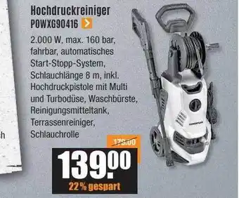 V Baumarkt Hochdruckreiniger Powxg90416 Angebot