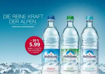 Logo Getränkemarkt Adelholzener Mineralwasser Angebot