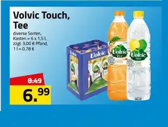 Logo Getränkemarkt Volvic Touch, Tee 6x1,5L Angebot