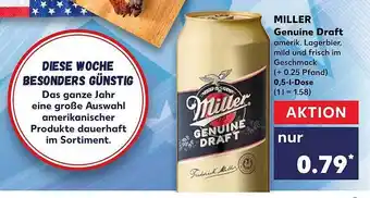 Kaufland Miller Genuine Draft Angebot