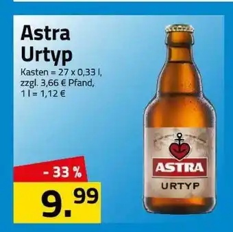 Logo Getränkemarkt Astra Urtyp 27x0,33L Angebot