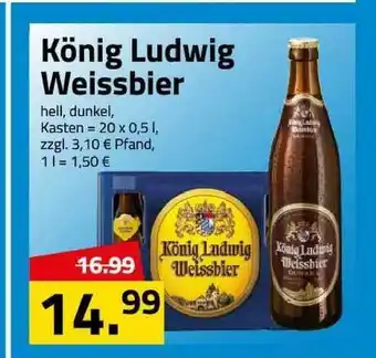 Logo Getränkemarkt König Ludwig Weissbier 20x0,5L Angebot