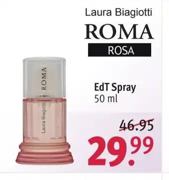 Rossmann Laura Biagiotti Roma Rosa edt Spray 50ml Angebot