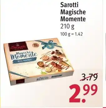 Rossmann Sarotti Magische Momente 210g Angebot